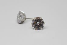 Load image into Gallery viewer, 9ct White Gold Cubic Zirconia Stud Earrings
