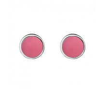 Load image into Gallery viewer, Tiny Treasures Sterling Silver Circle Stud Earrings

