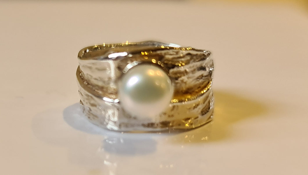 SS Fresh Water Pearl Ring