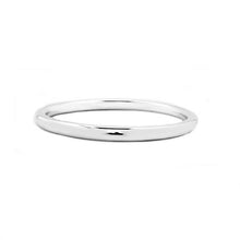 Load image into Gallery viewer, Sterling Silver 8mm Plain Donut Bangle
