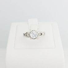Load image into Gallery viewer, 9ct/18ct White Gold Engagement Ring Design 3
