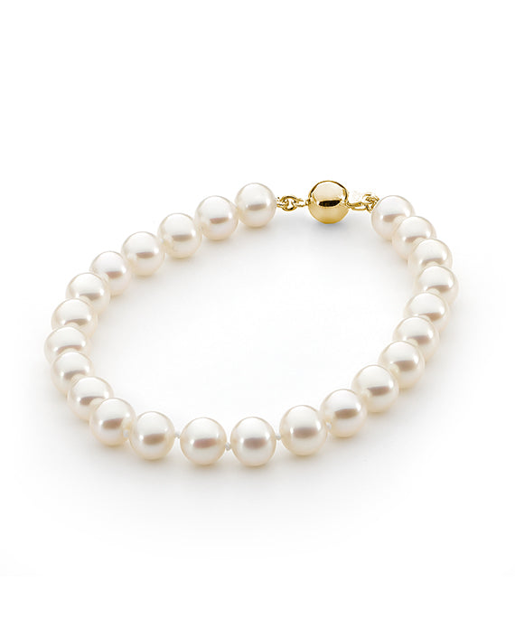 9ct Round Classic Freshwater Pearl Bracelet