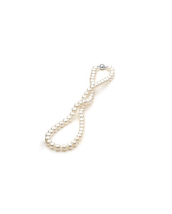 Sterling Silver Round Freshwater Pearl Strand