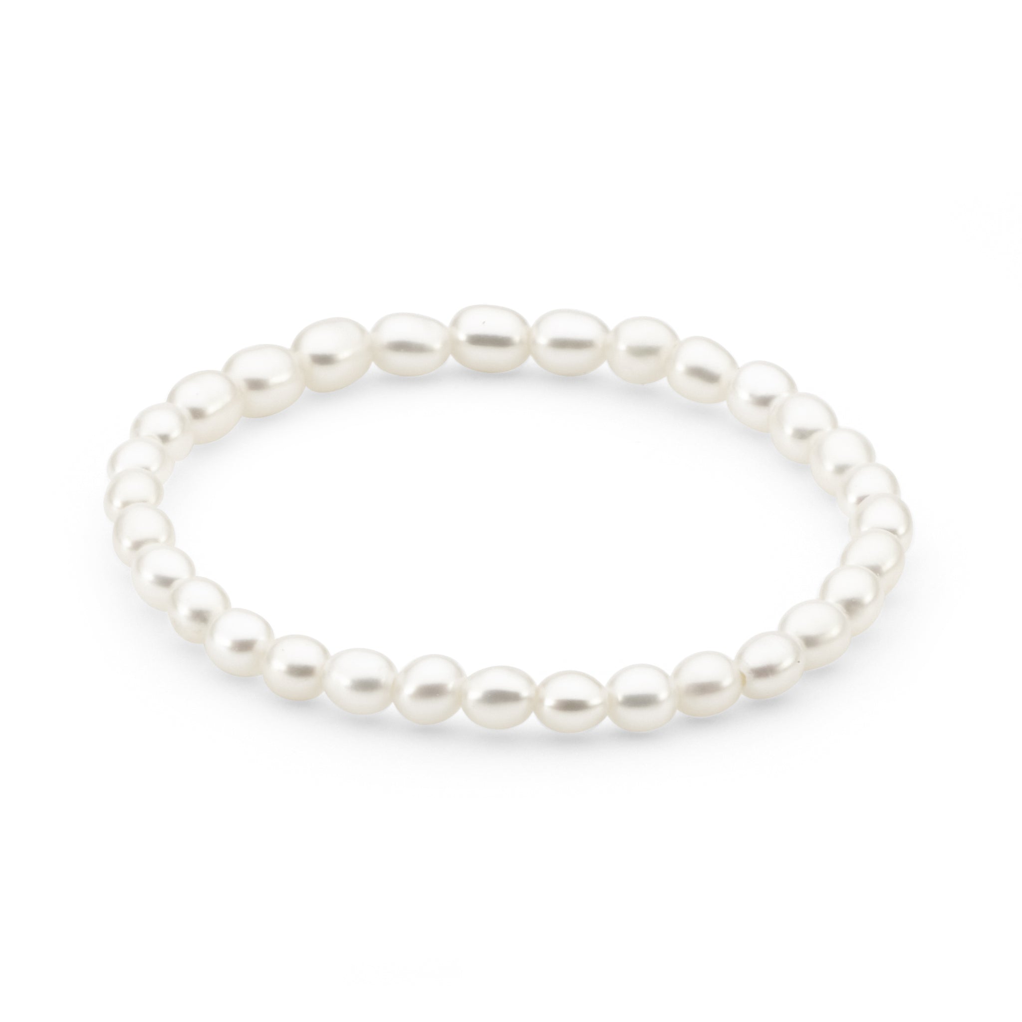 110mm130mm Freshwater Pearl Euphrates Stretch Bracelet  The Freshwater  Pearl Company
