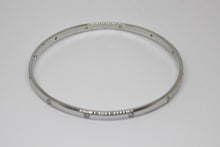 Load image into Gallery viewer, SS Rhodium Plated CZ Bangle
