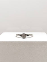Load image into Gallery viewer, 18ct WG Diamond Solid Circle Ring
