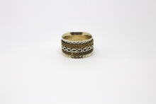 Load image into Gallery viewer, Sterling Silver Two Tone Spinner Ring
