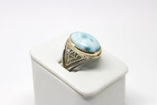 Load image into Gallery viewer, Sterling Silver Larimar Ring
