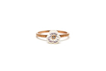 Load image into Gallery viewer, 9ct Rose Gold Mother of Pearl and Diamond Ring
