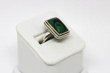 Load image into Gallery viewer, SS Malachite Ring
