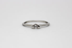 SS Solitaire CZ Ring