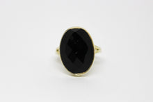 Load image into Gallery viewer, SS Black Onyx Ring
