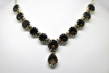 Load image into Gallery viewer, SS Smokey Quartz Necklace
