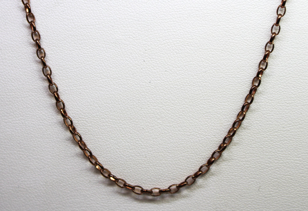 9ct RG Oval Belcher Chain