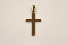 Load image into Gallery viewer, 9ct Gold Flat Plain Cross
