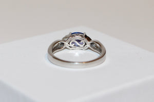 14ct Diamond & Tanzanite Ring