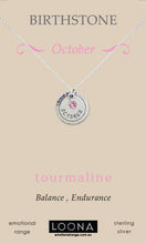 Load image into Gallery viewer, SS Birthstone Necklace
