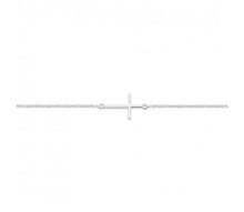 Load image into Gallery viewer, Sterling Silver fine cross bracelet
