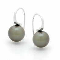 South Sea Pearl Cup Pearl Earring in 9ct White Gold