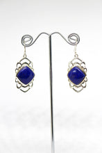 Load image into Gallery viewer, SS Lapis Lazuli Earrings
