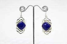 Load image into Gallery viewer, SS Lapis Lazuli Earrings
