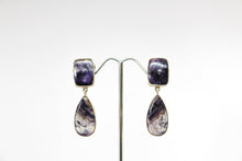 Load image into Gallery viewer, SS Agate Earrings
