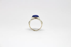 SS Lapis Lazuli Ring