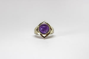 SS Amethyst Ring