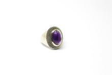 Load image into Gallery viewer, SS Amethyst Ring
