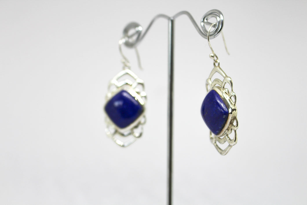 SS Lapis Lazuli Earrings
