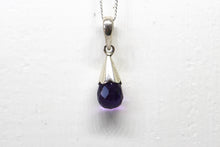 Load image into Gallery viewer, SS Amethyst Pendant
