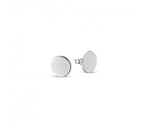 Sterling silver circle stud