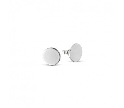 Sterling silver circle stud